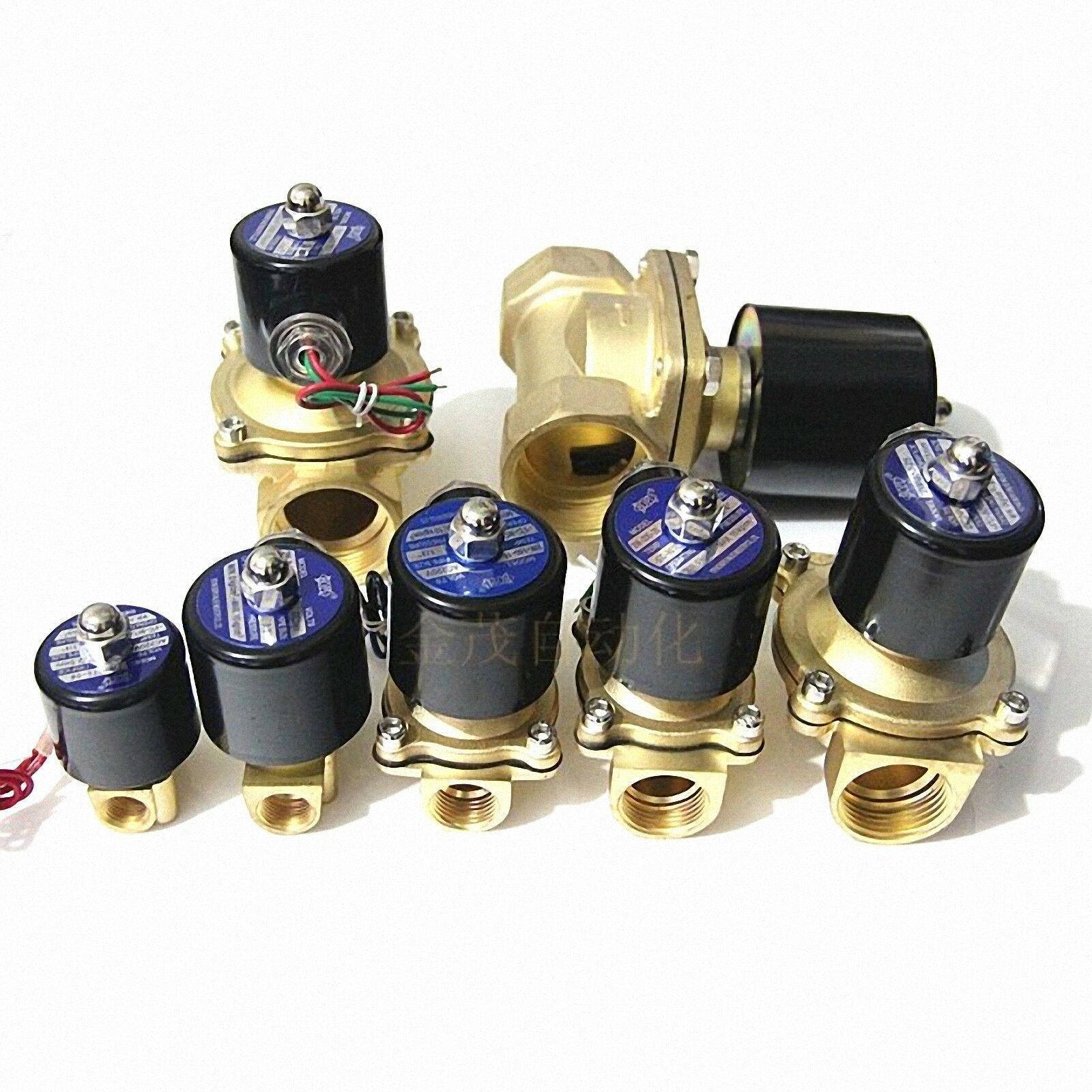 Water Air Gas Fuel NO Solenoid Valve 3/4" BSPP 24V DC 2W-200-20K [M1]