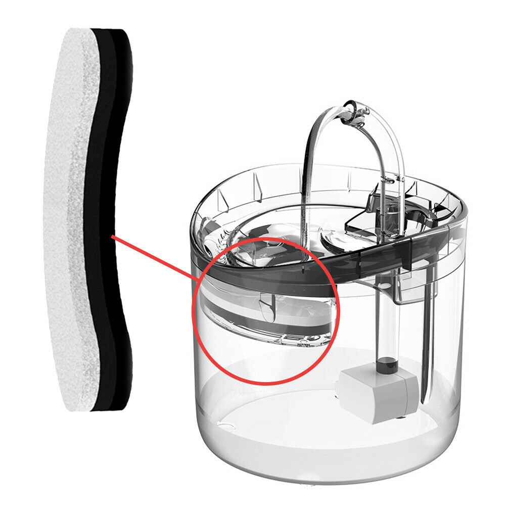 Cat Water Fountain Replacement Filter Element Activated For Pet Drinking Bowl^US