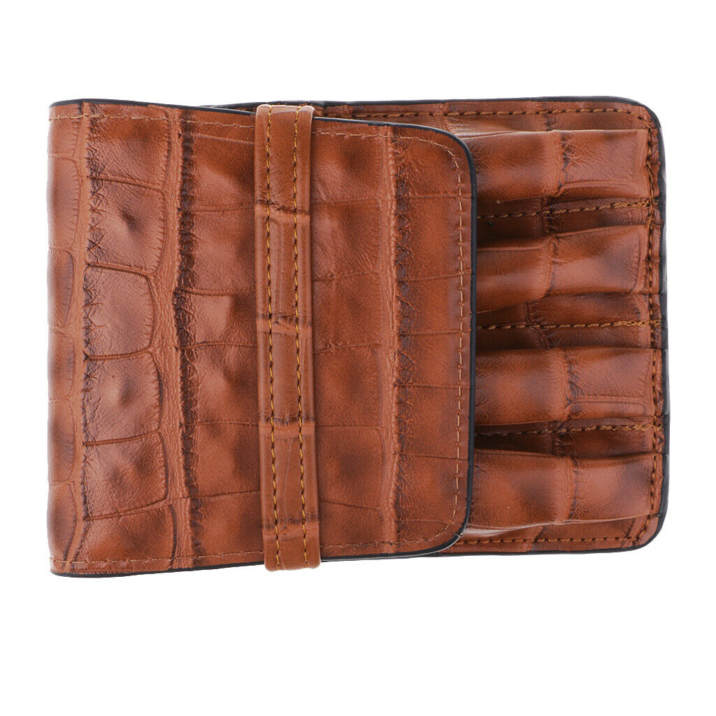 Pen Tray Leather Pen Pouch Large Capacity Pen Holder Pen Storage