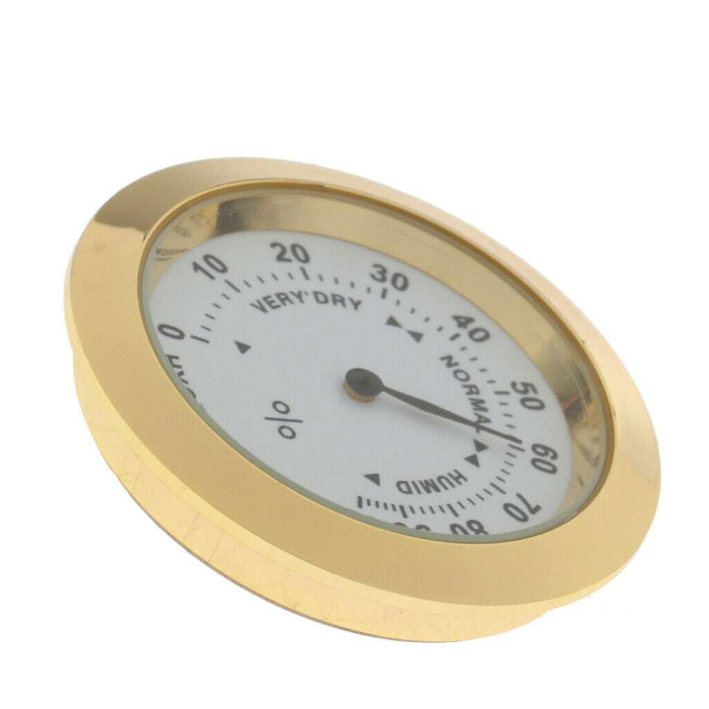 Metal Guitars Hygrometer Humidity Meter for Acoustic/Wood Guitar Parts