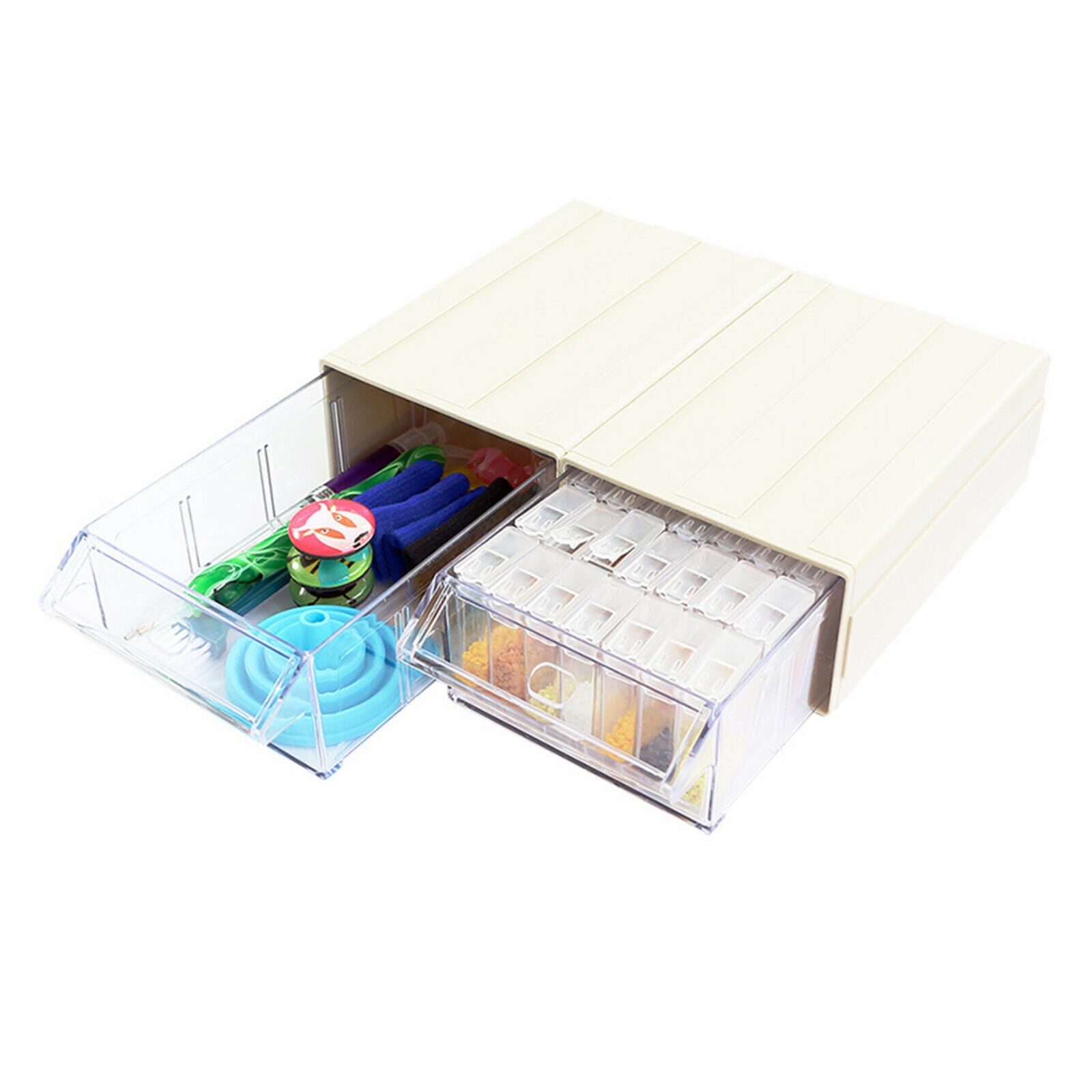Portable Durable 35 Grids 5D Diamond Embroidery Storage Box Organizer Case