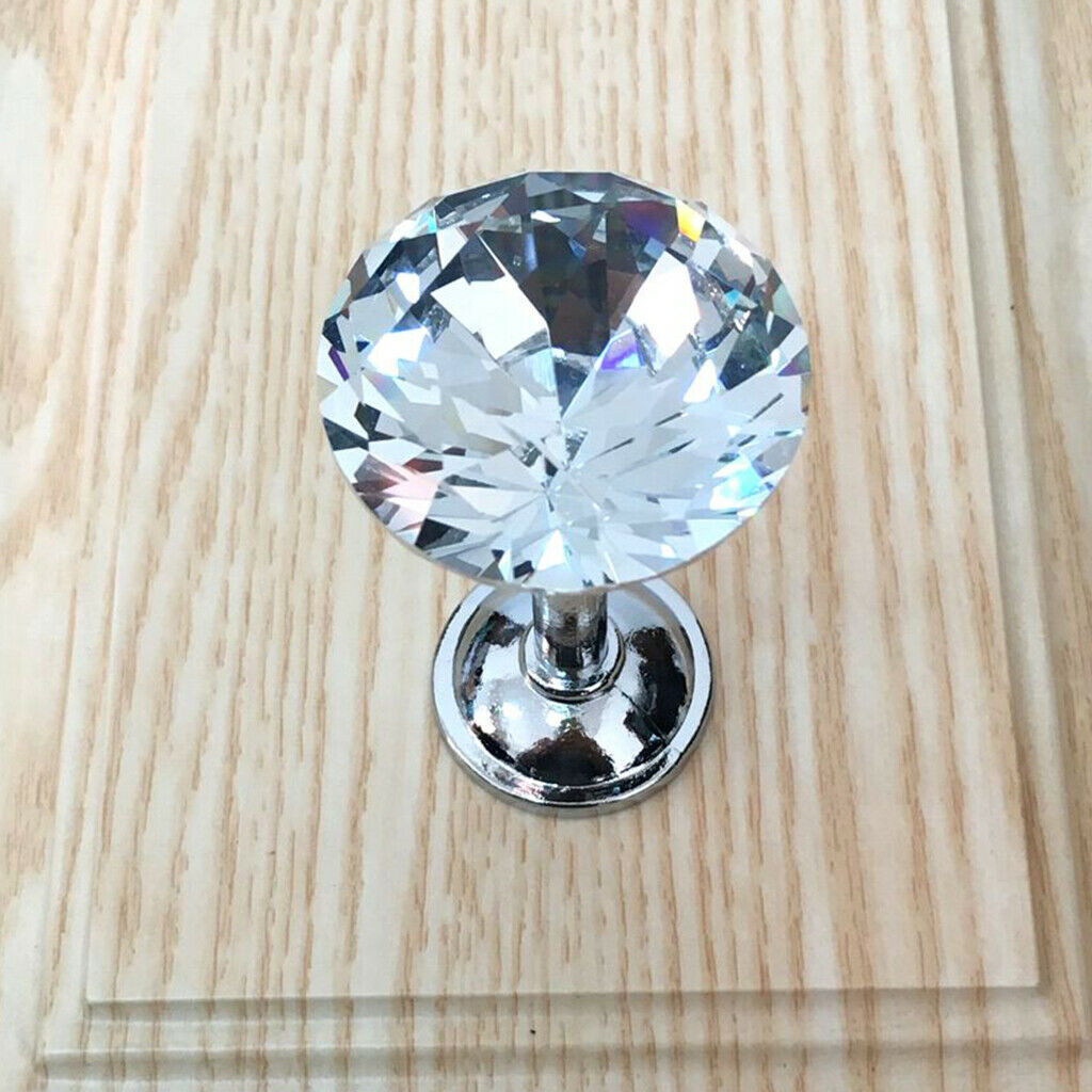 3x Crystal Curtain Tie Drapery Backs Holder Coat Towel Hanger Ball End