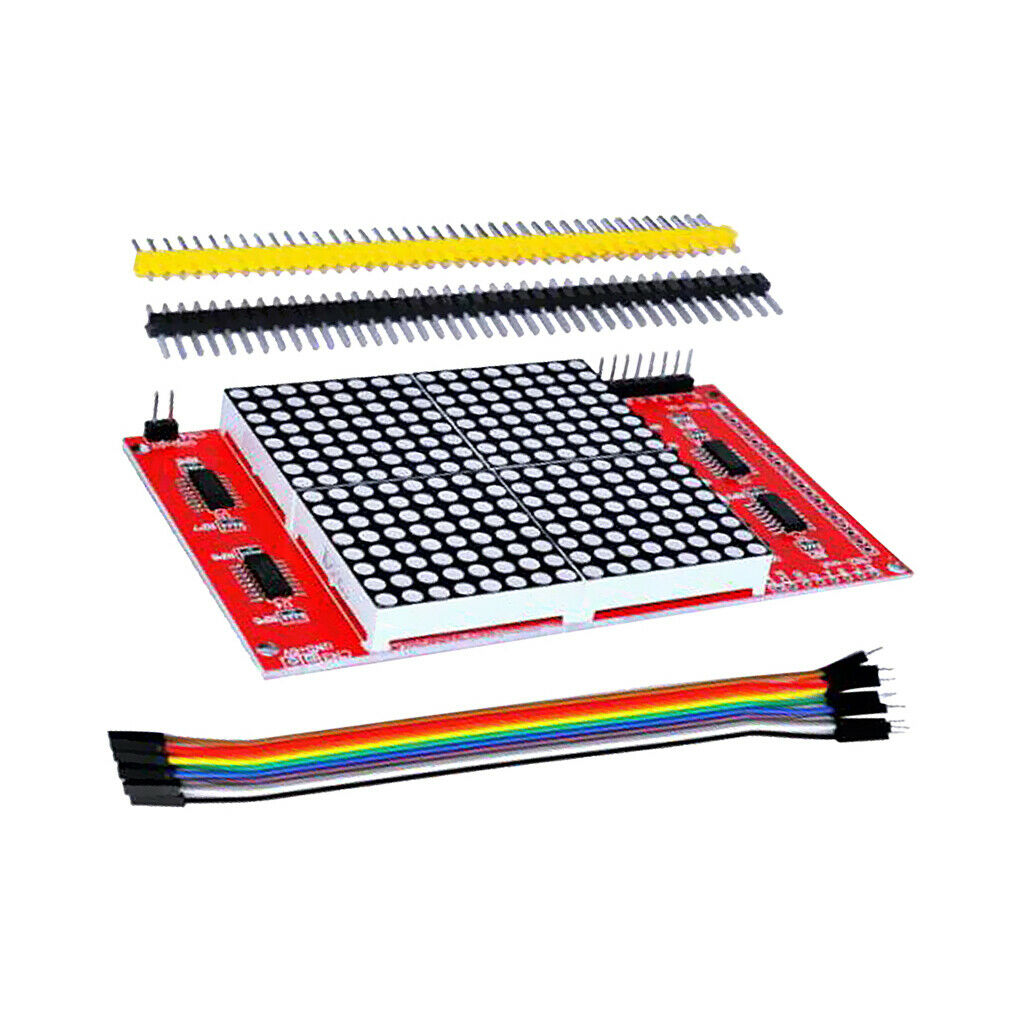 Dot Matrix Module Kit 16x16 Platonic LEDs  Line Interface For