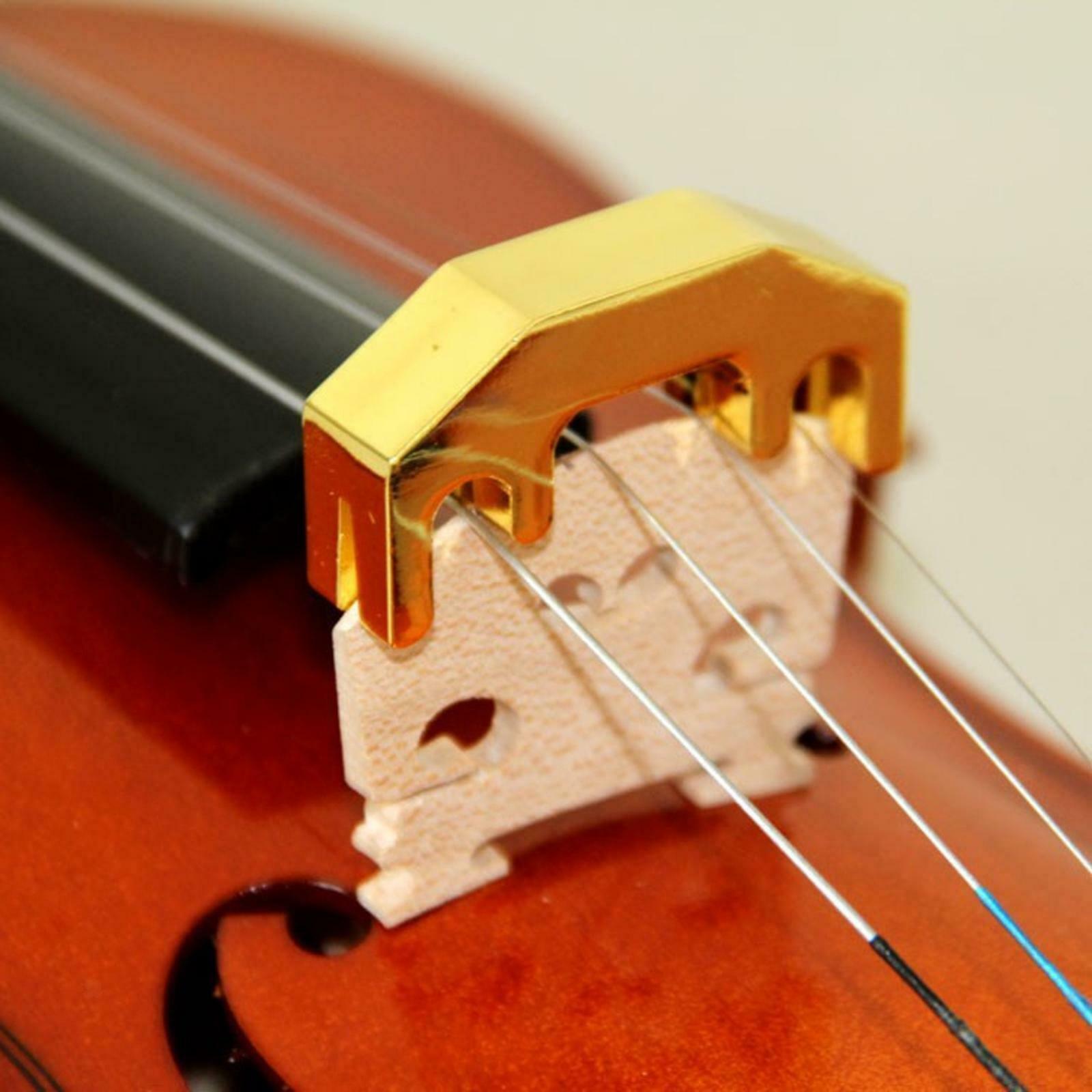 Metal Electric Violin Mute Practice   Training Accessories Parts