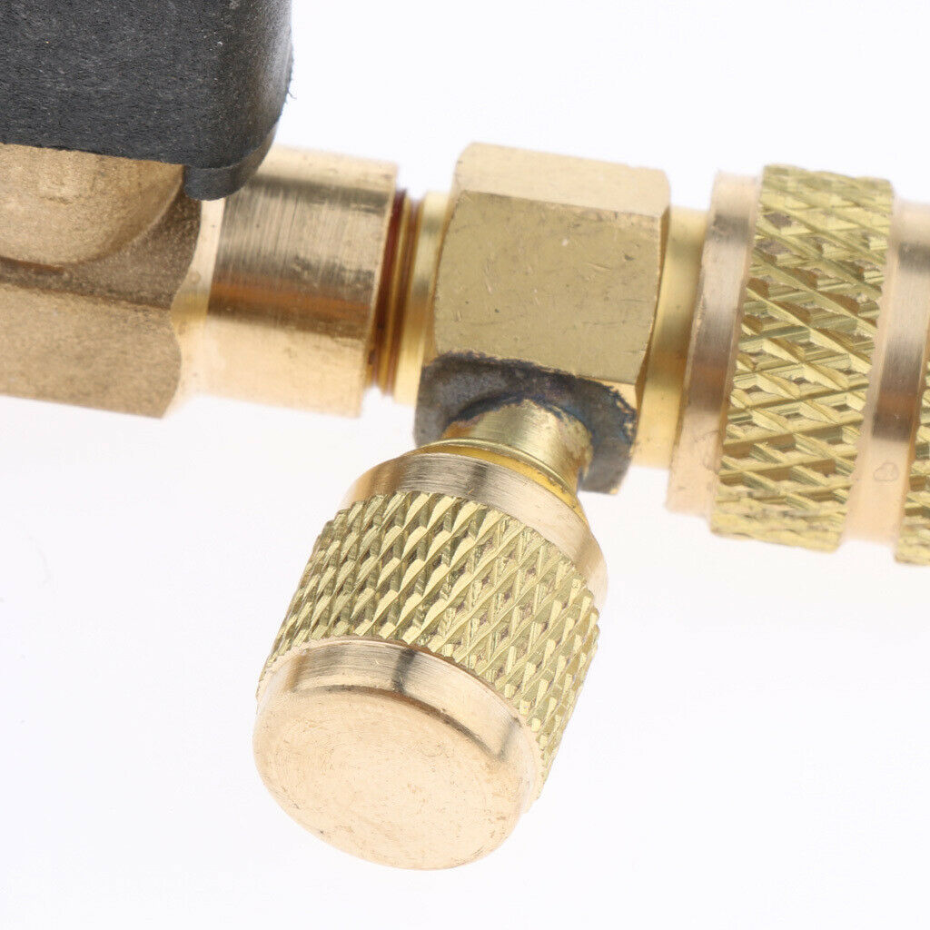 Valve Core Remover/Installer Tool with Dual Size SAE 1/4&5/16 Port for HVAC