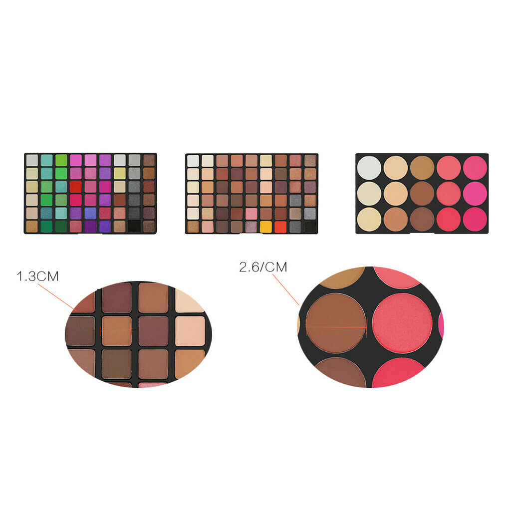 123 Color Earth Glitter Shimmer Eyshadow Eye Shadow Makeup Matte Set Palette