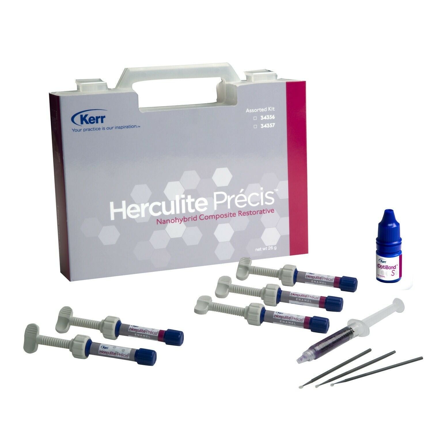 Dental Kerr Herculite Precis Nanohybrid Composite Restorative KIT 34357