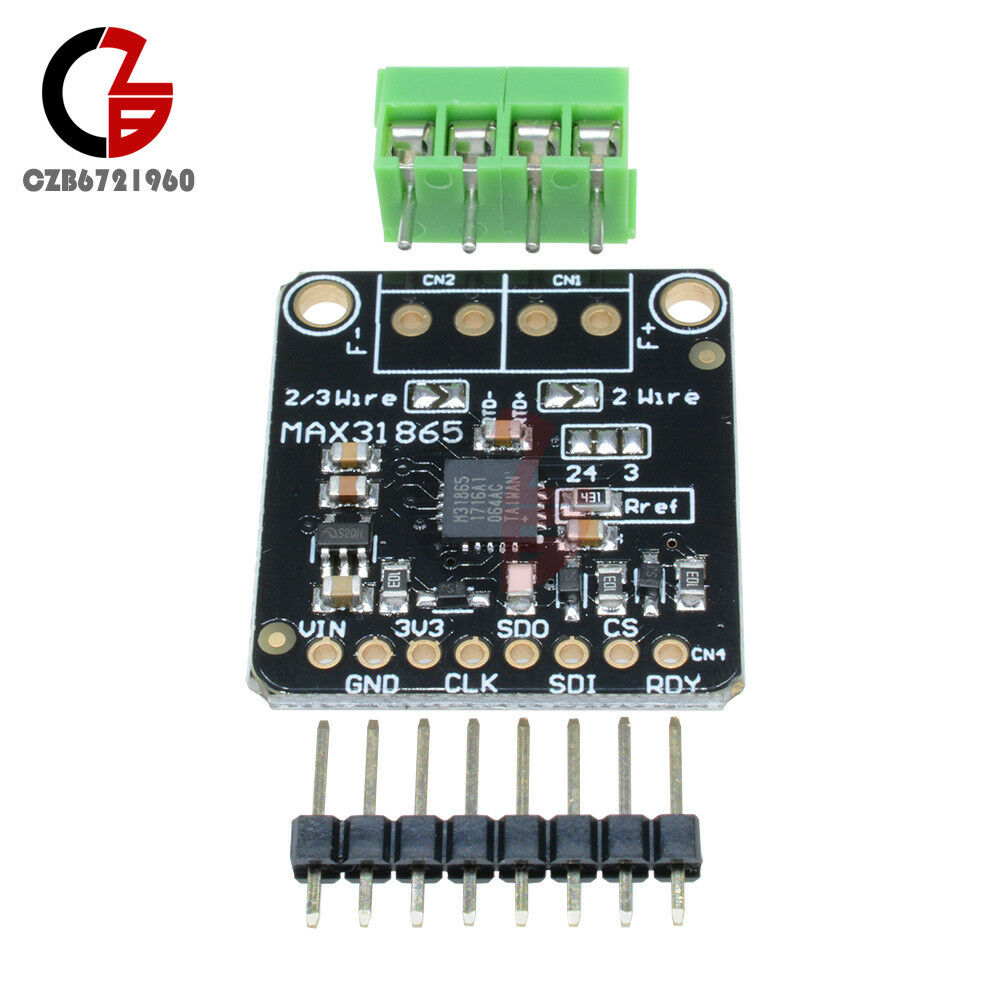 2PCS MAX31865 RTD PT100/1000 Temperature Thermocouple Sensor Amplifier Board