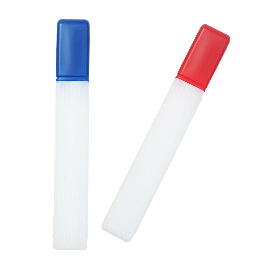 2pcs 16" Transparent Plastic Knitting Needle Pin Sto Case Tube Container