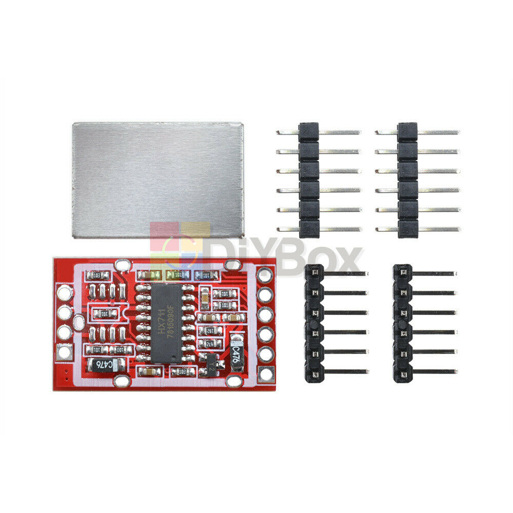 10Pcs Dual Channel HX711 24-Bit A/D Conversion IC+Shield Fit For Weighing Sensor