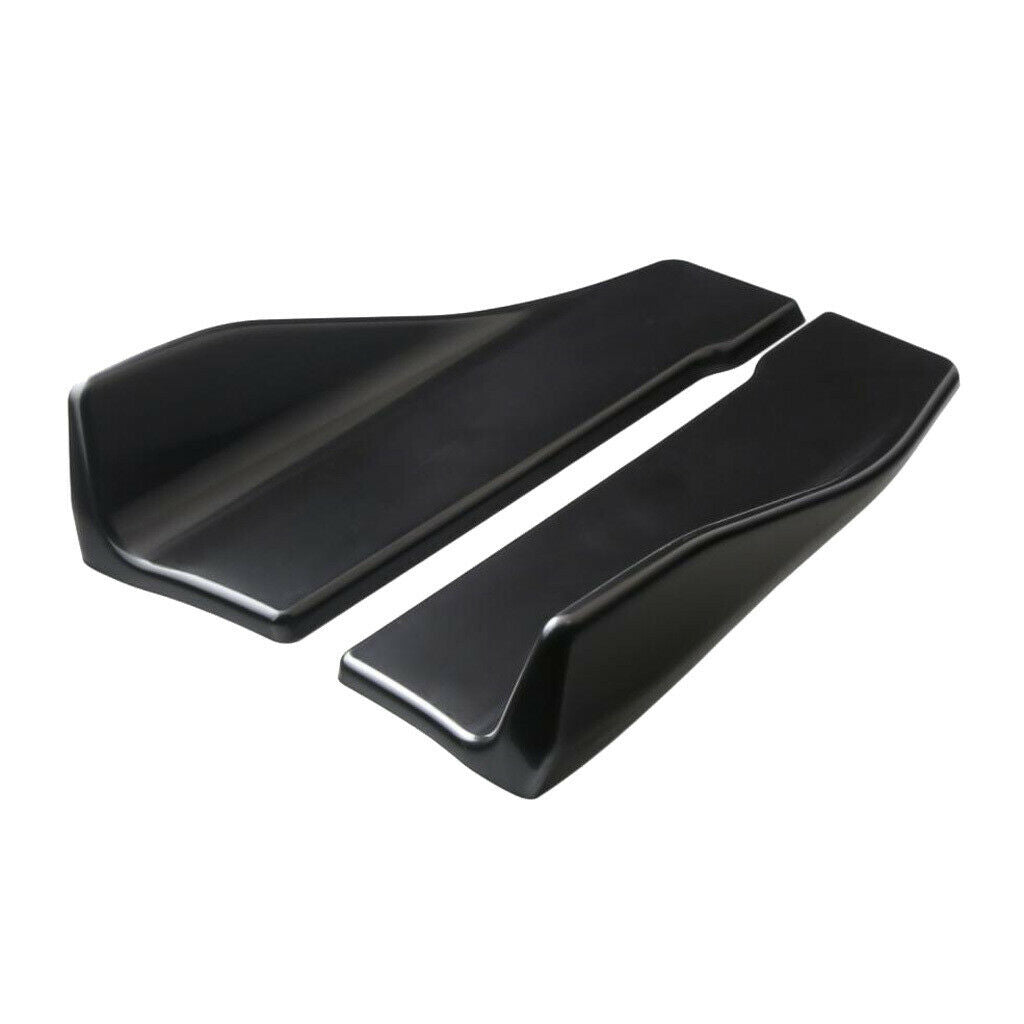 2pcs Universal Rear Bumper Lip Diffuser Splitter Canard Protectors for Cars,