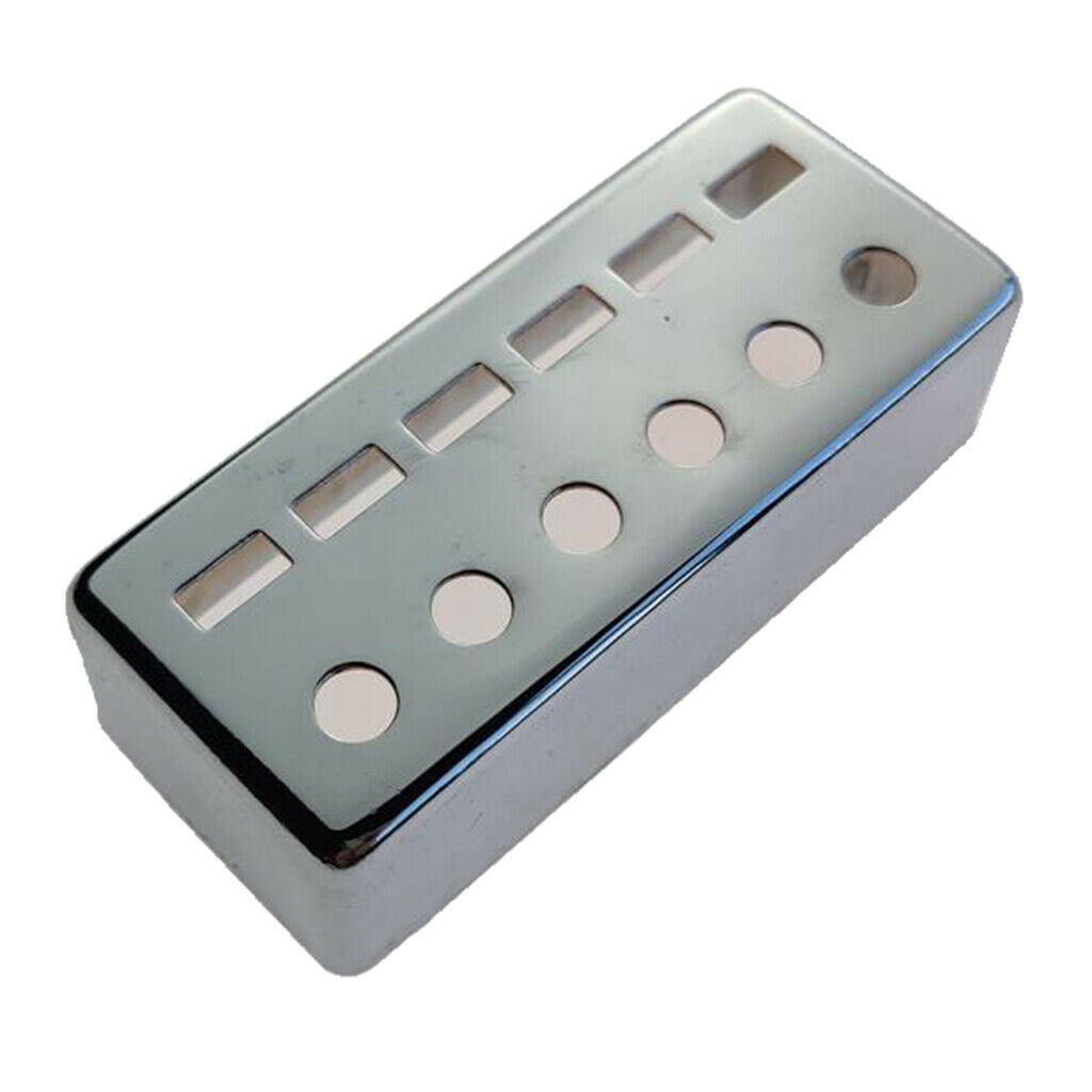 1pc Mini Brass Humbucker Pickup Cover 12 Holes 50mm for Guitar Parts Chrome