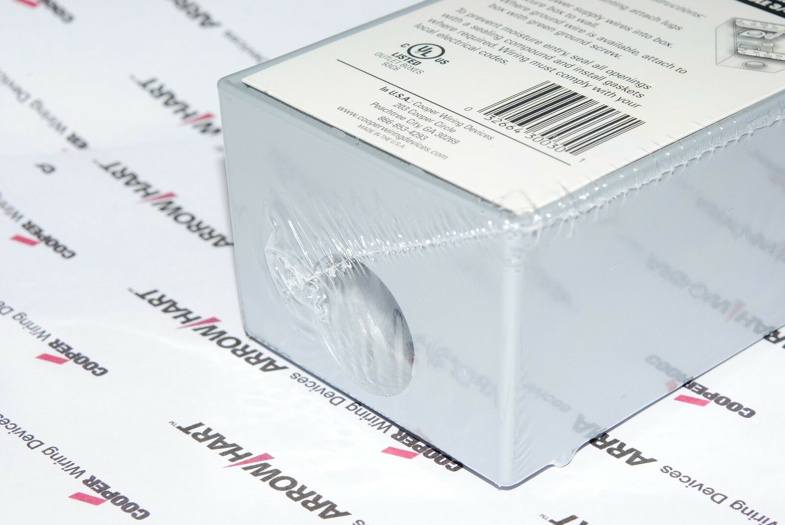 1pcs- Cooper Wiring 1116  Weatherproof 1 Gang Outlet Boxe