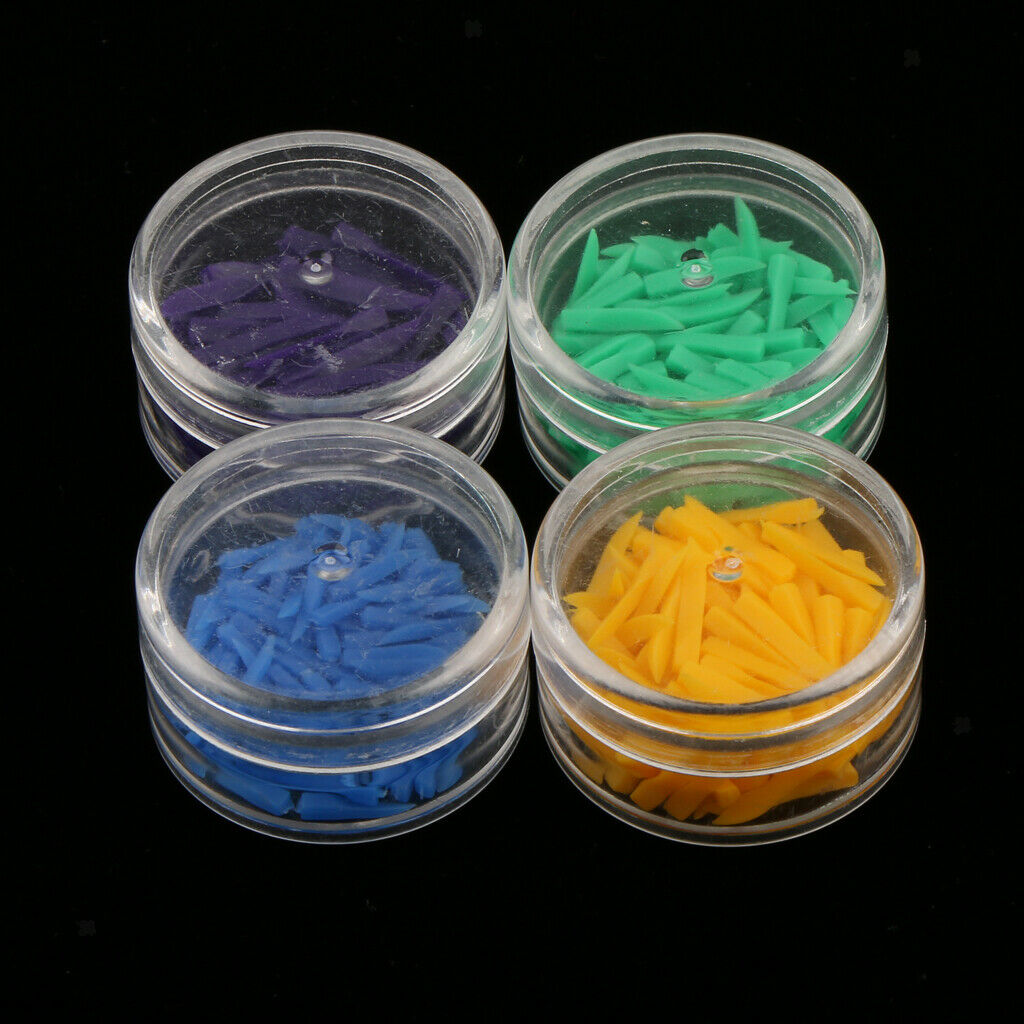 Bulk Lot 400 Pieces 4 Sizes Dental Disposable Teeth Diastema Wedges with Box
