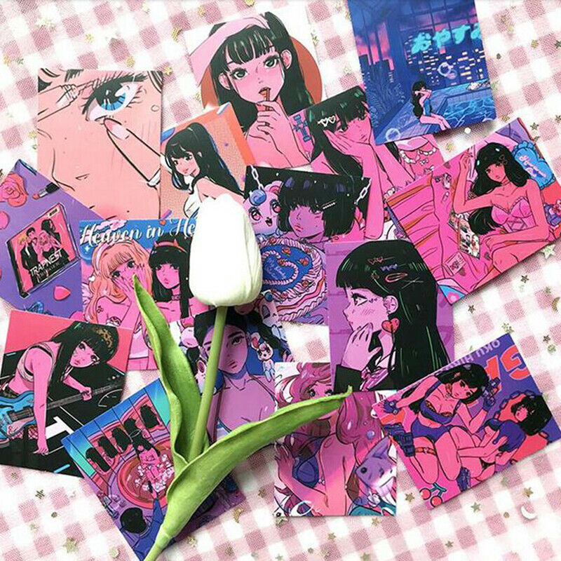 30Pcs Korean Ins Girl Stickers DIY Diary Laptop Phone Skateboard Suitcase.l8