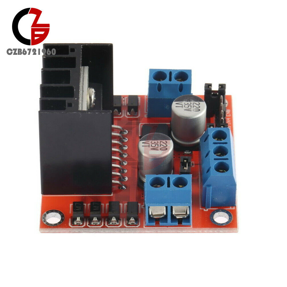 10Pcs L298N Dual H Bridge DC Stepper Motor L298N Drive Controller Board Module