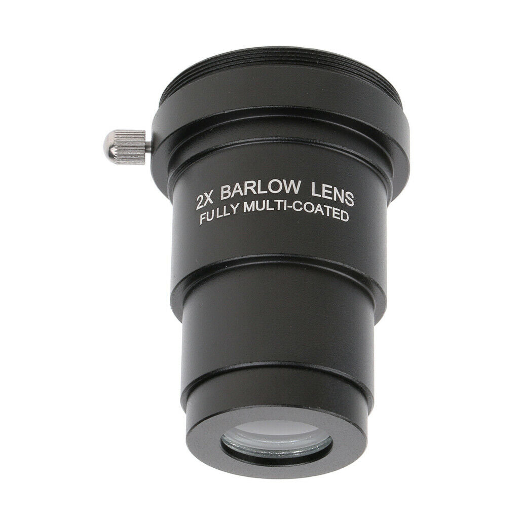 1.25'' / 31.7mm 2X Barlow Lens + M42X0.75 Thread Camera Connect Interface