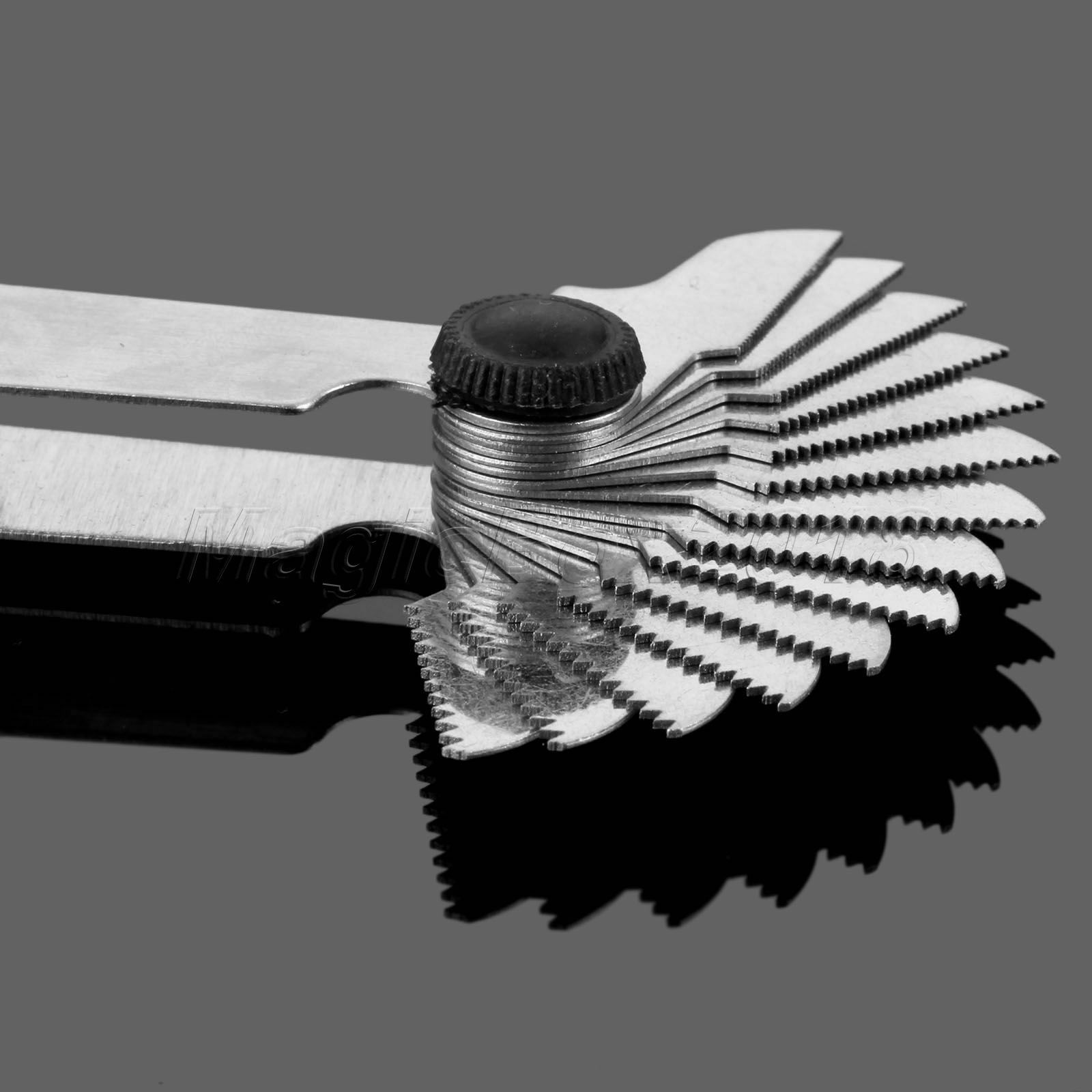 Hot 28 Blades Screw Thread Gauge Degree 55 Imperial Tap Pitch Inspection Tool