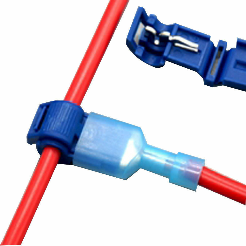 50pcs Terminals Connectors Quick Splice Lock Wire T Tap lock Cable