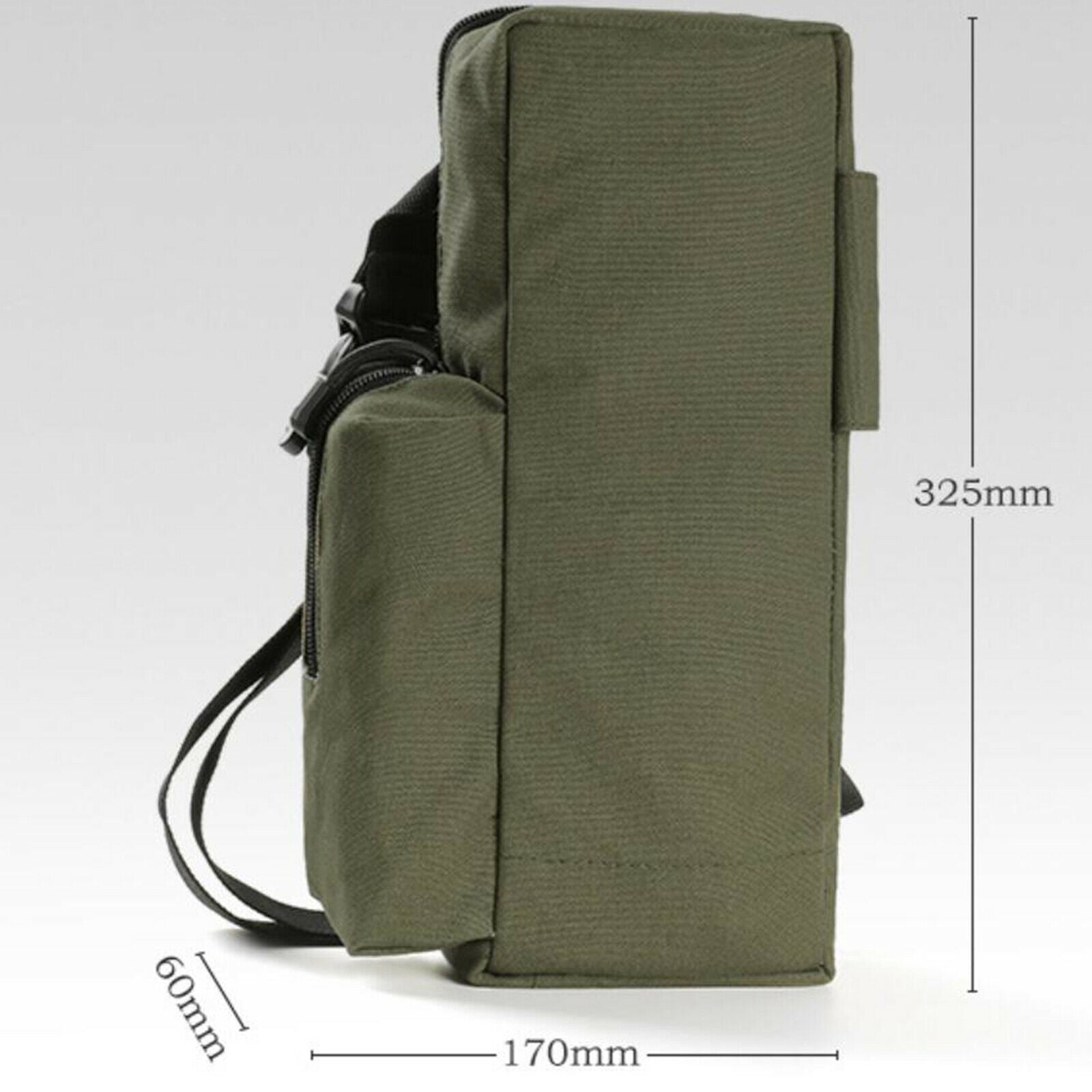 Canvas Tent Pegs Storage Bag Organizer Case Wind Rope Pouch Outdoor Hiking