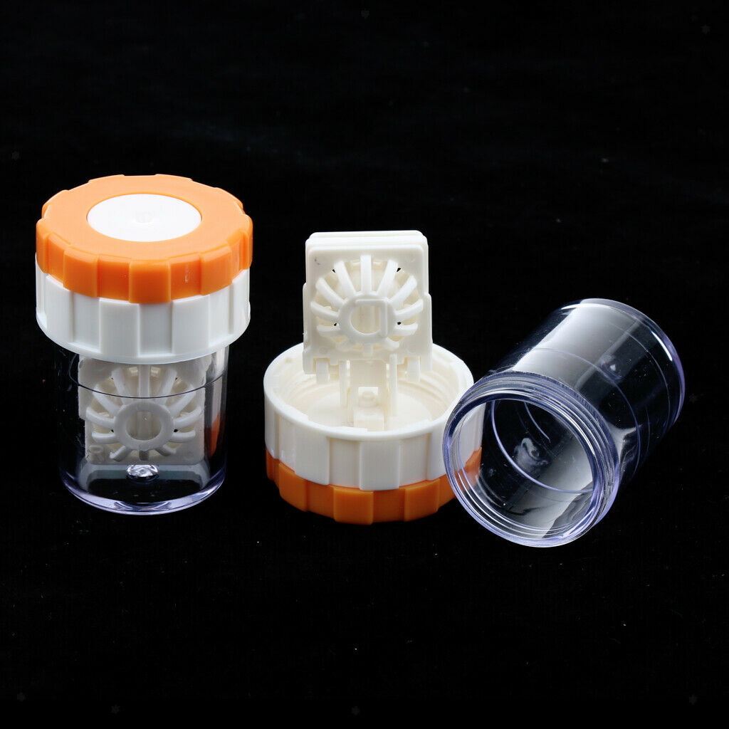 2-pack Contact Lens Container With Basket - Washing Machine For Contact Lens