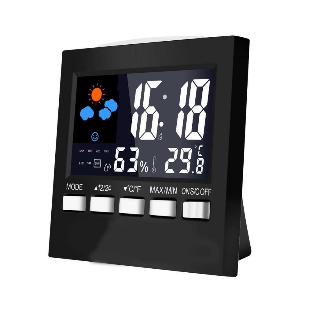 Temperature Humidity Meter Thermometer Hygrometer Voice Control Backlight