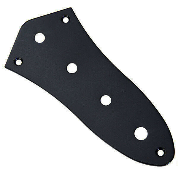 Black Control Plate For Jazz Bass Guitar Repair Part