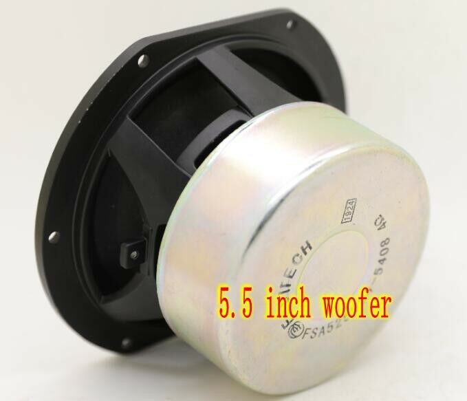 1pcs 5.5"inch 4Ω 50~120W Woofer Subwoofer Bass speaker 4ohm Home Audio parts