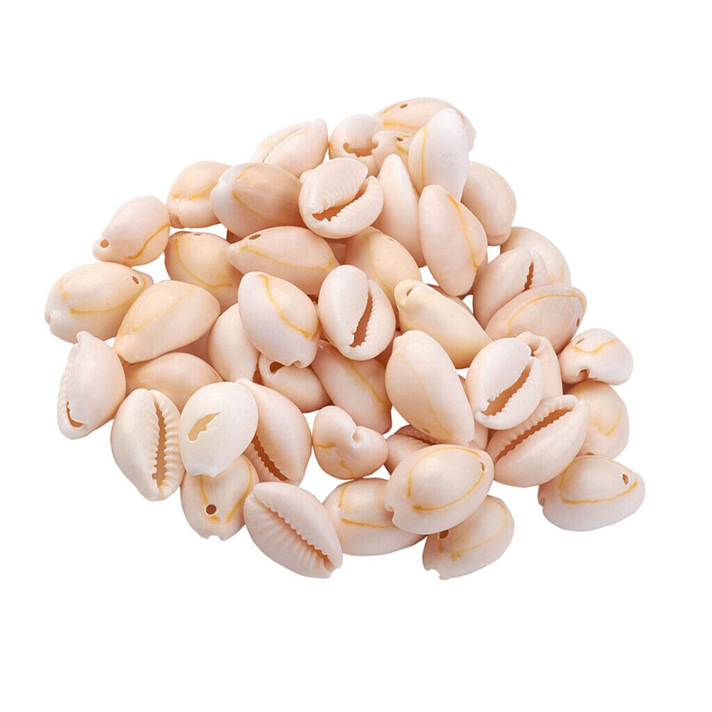 120-150pcs/box Natural Shell Beads Shell Oval Seashell Charms Jewelry Making