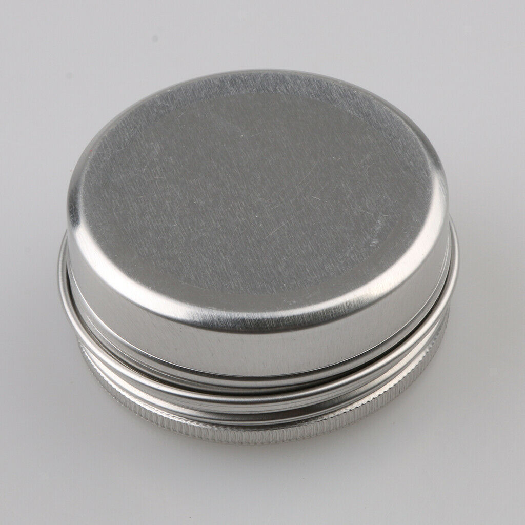 36pcs/ Pack Screw Top Round Aluminum Cosmetic Sample Containers For Lip Balm,