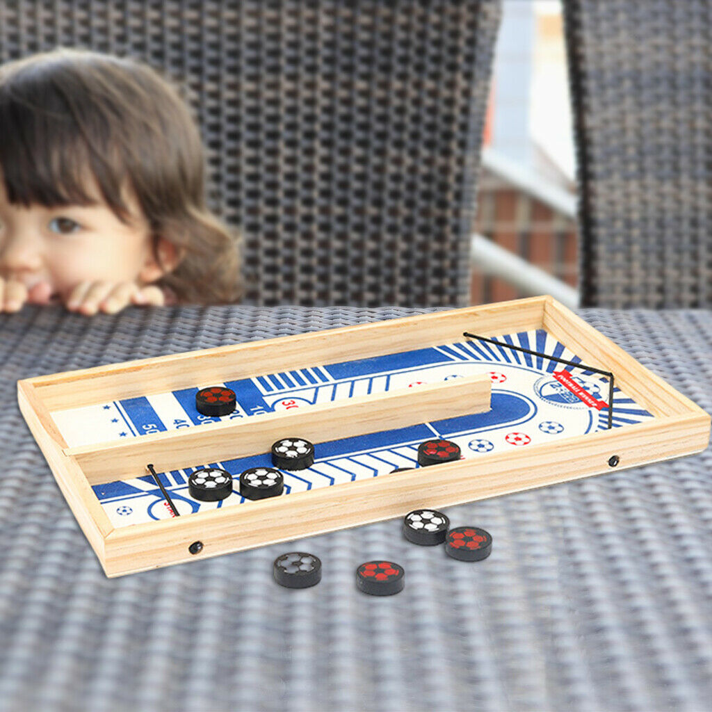 Sling Puck Game Desktop Foosball Hockey Board Bouce Chess for Kids Adults