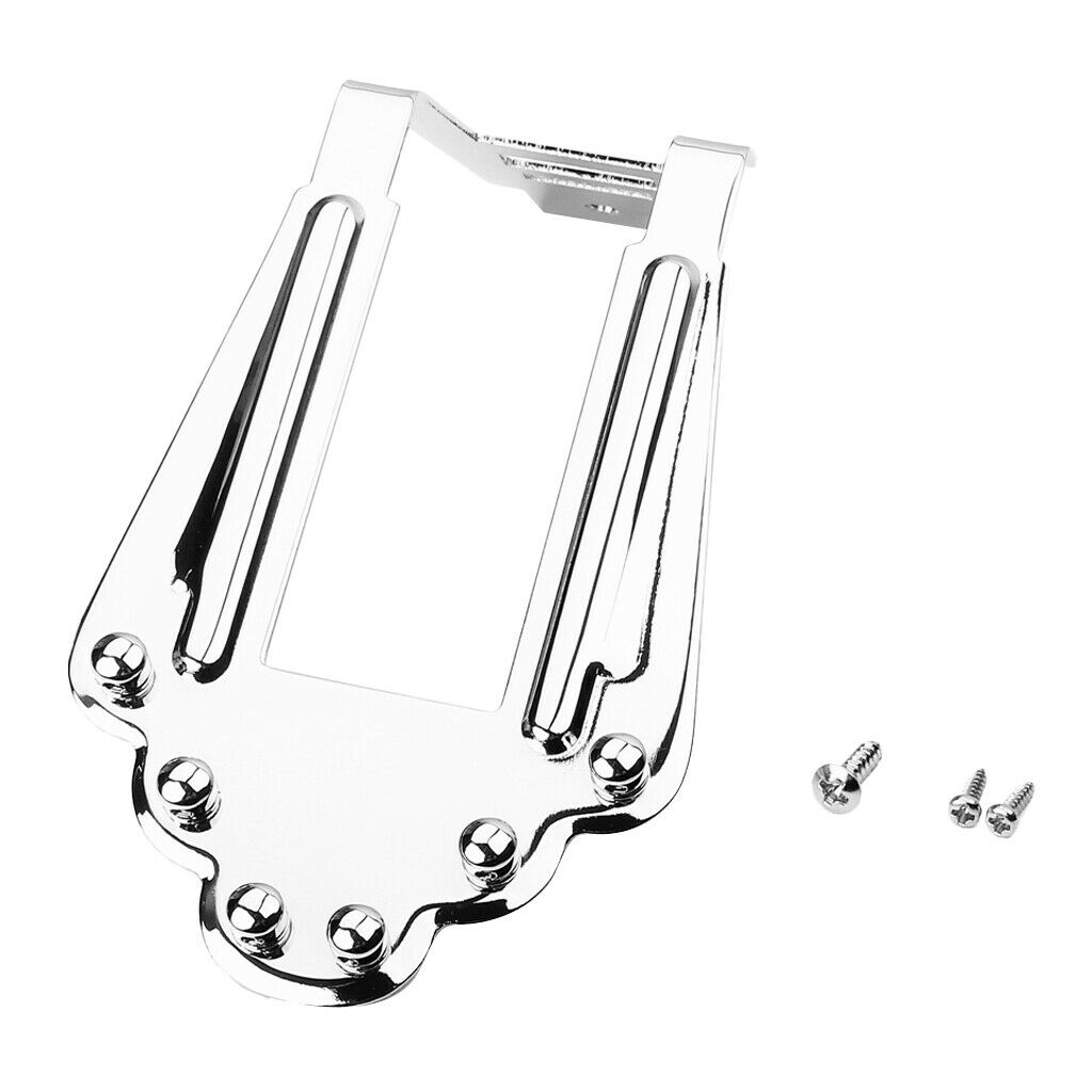 6 Strings Tailpiece Bridge for Jazz Archtop Electric Acoustic Guitar Parts