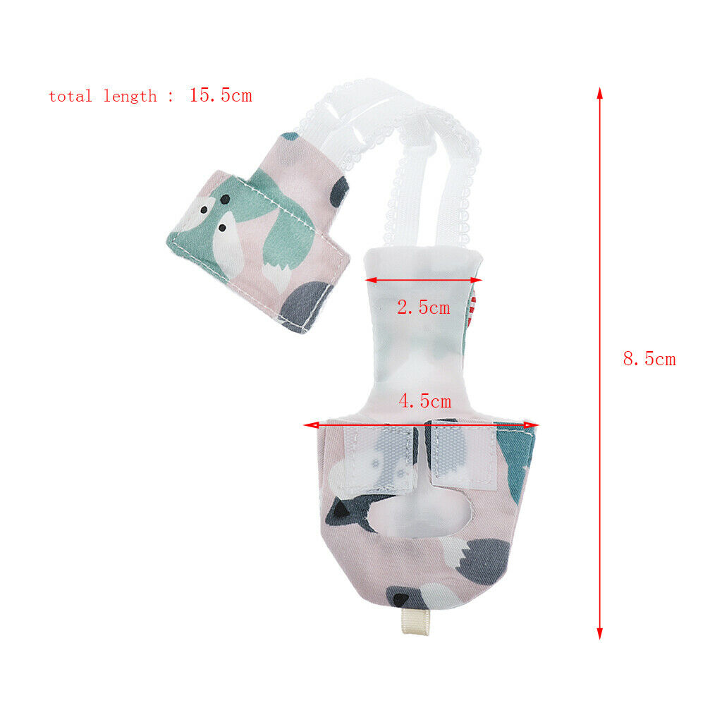 Parrot Reusable Nappies Pocket Cloth Diaper Bird Pee Pad Pink for Birds S