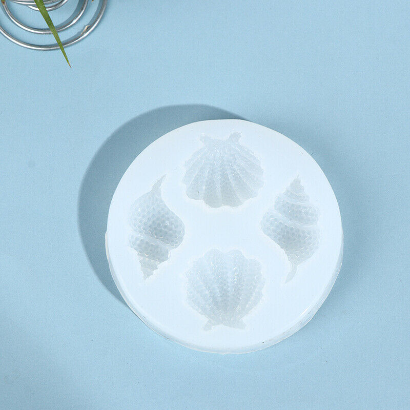 1PC Multi-faceted Shell Conch  Silicone Abrasive Simulation Shell Crafts MolFCA