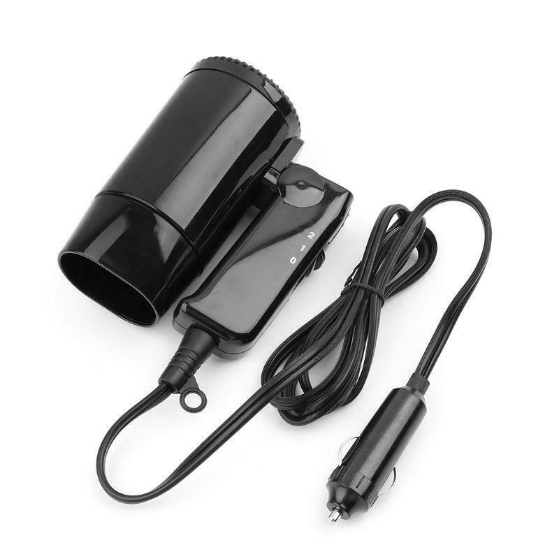 Portable 12V Car-styling Hair Dryer Hot & Cold Folding Blower Window Defroster