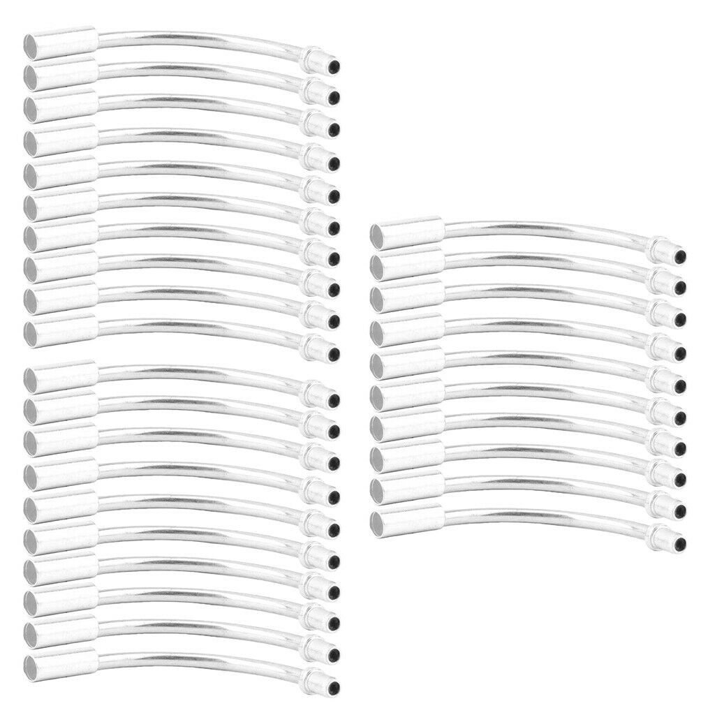 30 Count Bike Bicycle   Cable Noodle Guide 90 Degree Bend Lead Tube