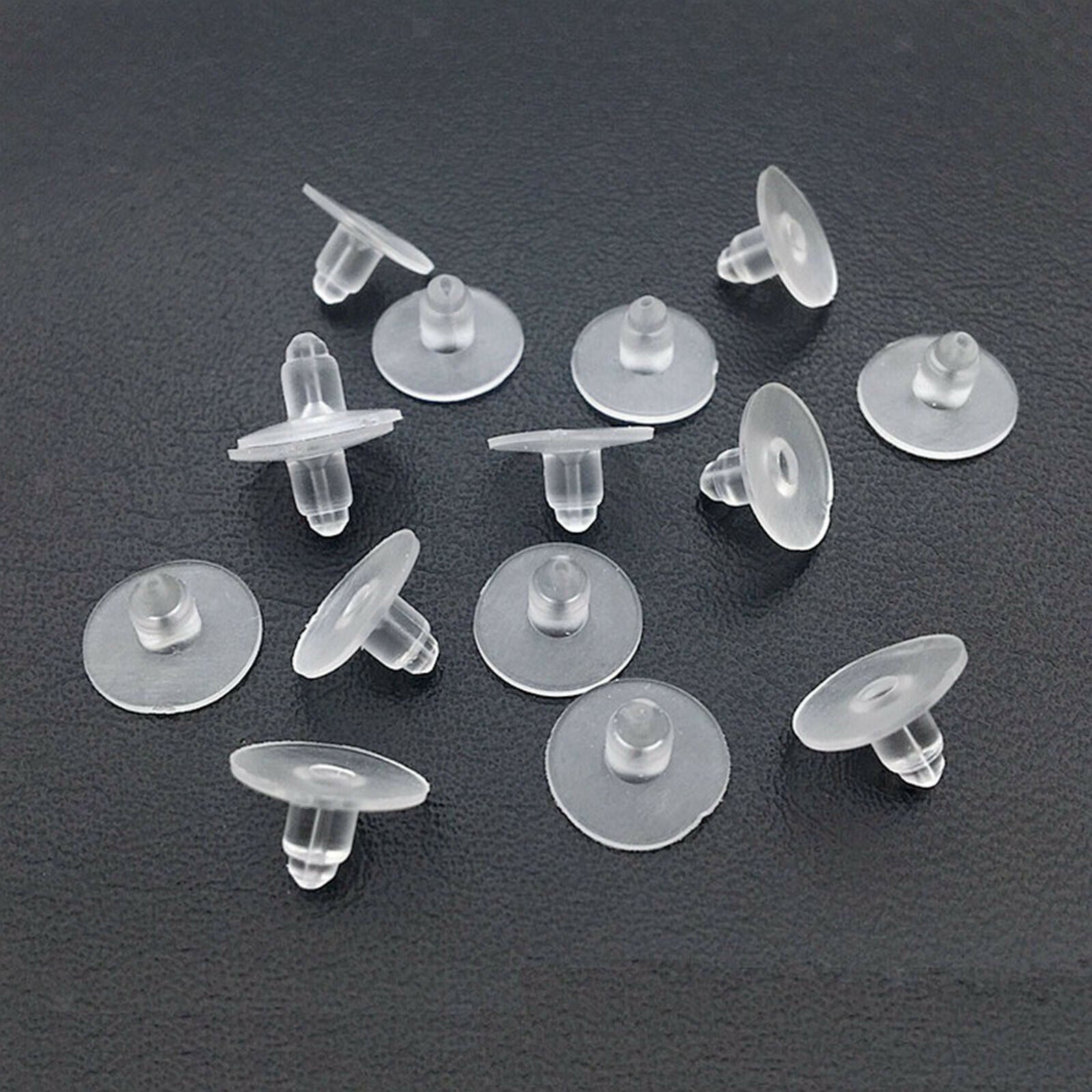 700Pcs Silicone Earring Backs Soft Ear Safety Back Pads Stopper for Hoops