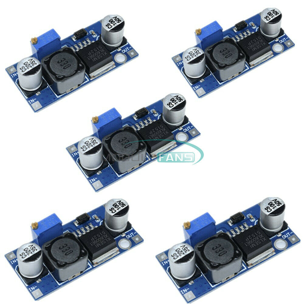 5PCS XL6009 Replace LM2577 DC-DC Adjustable Step-Up Power Converter Module