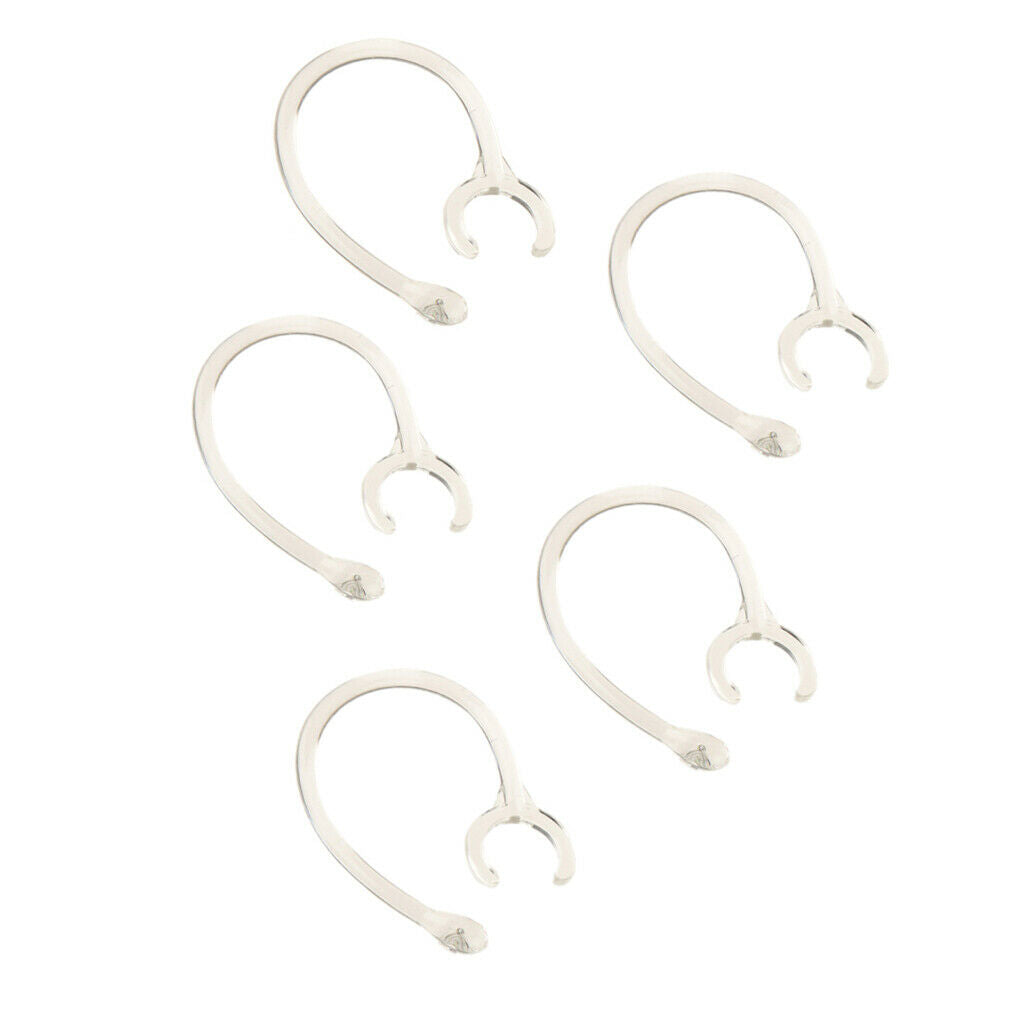 Clear Silicone Ear Hook Set Spout Earbuds Ear Hook 10mm ID for Nokia BH108 BH217