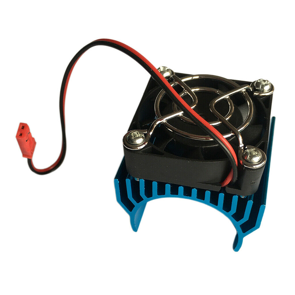 Heat sink motor cooling fan accessory for 1/10 RC motor