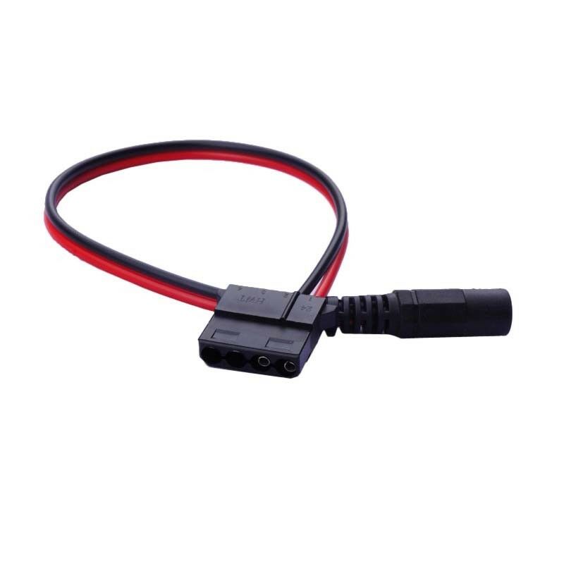 PC 4PIN Molex 5.5mm x2.1mm DC Power cable 12v 9v 5v for fans moden Route camera/