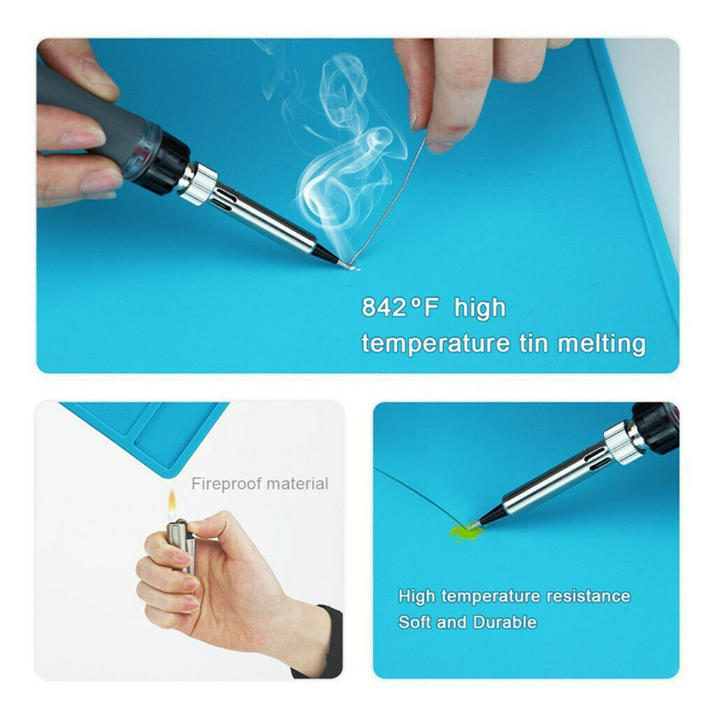 Anti Static Magnetic Heat Insulation Silicone Pad Desk Mat Soldering Repair