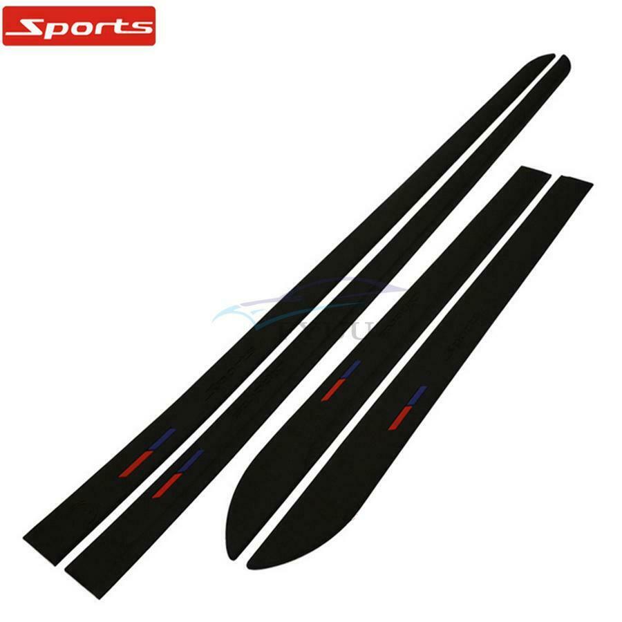 Black PVC Soft Rubber Side Door Side Line Sill Garnish Body Molding Trim Cover