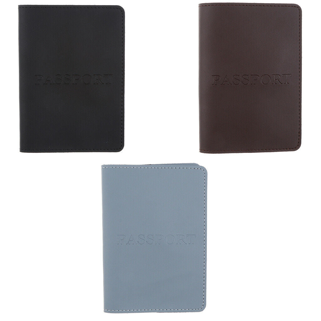 Passport Travel Leather Organizer holder Card Case Protector Cover Wallet