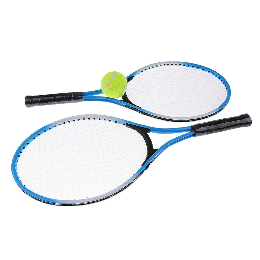 2X Tennis Racket Racquet for Beginners Training Children Kids Learners Blue