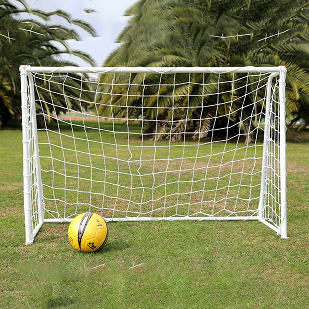 6 x 4ft Football Soccer Goal Post Net For Kids Outdoor Football Match TrainiN WF