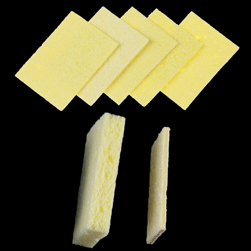 5Pcs Cleaning Sponge Cleaner fr Enduring Electric Welding Soldering Iron Fad US
