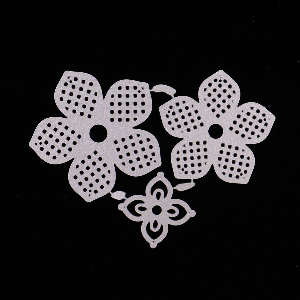 Flowers Pattern Metal Cutting Dies Stencil Scrapbook Paper Cards DIY Craf.l8