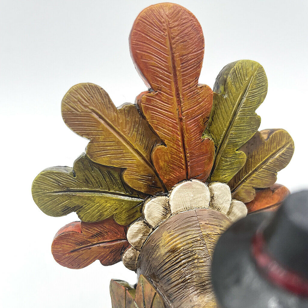 Thanksgiving Pumpkin Turkey Statue Collectible Autumn Fall Porch Home Decor