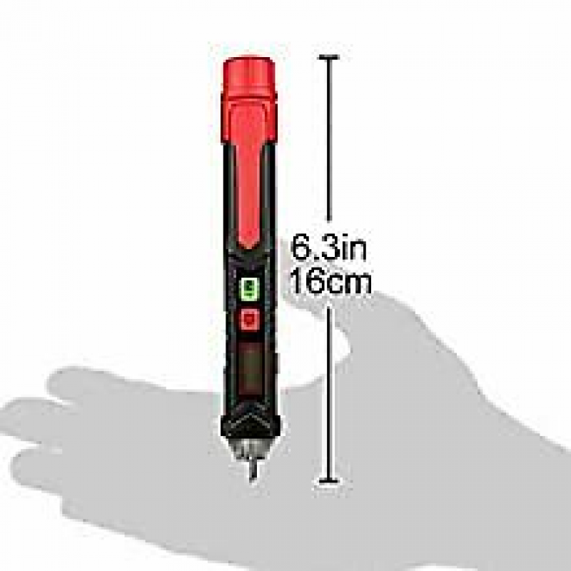 Ac 12V-1000V Current Detection Sensor Voltage Tester Non-Contact Dual Range